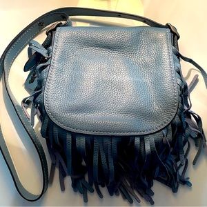 SADDLE 23 WITH FRINGE
CHAMBRAY/BLACK COPPER